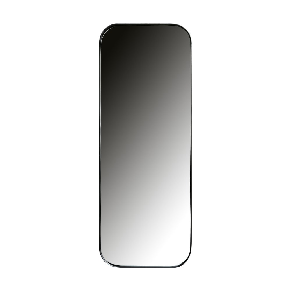 Miroir en métal noir rectangulaire 40x110