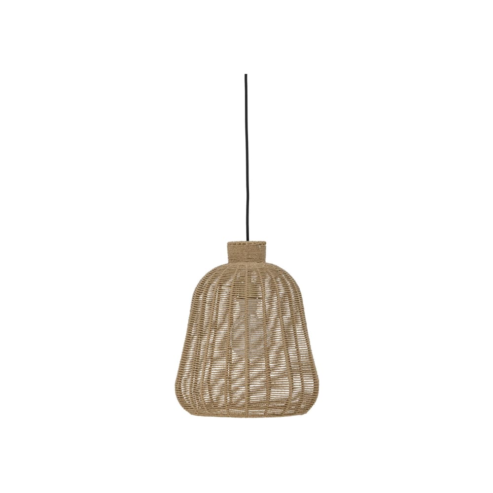 Bloomingville Schuhschrank aus Eichenfurnier, beige style landhaus - Rohrgeflecht