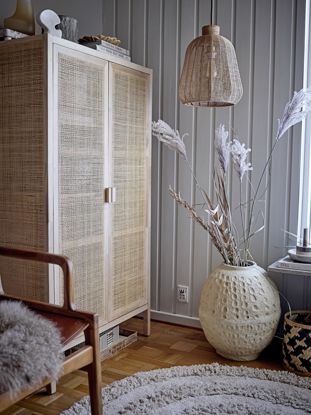 Schuhschrank aus Eichenfurnier, beige - Maisons Du Monde