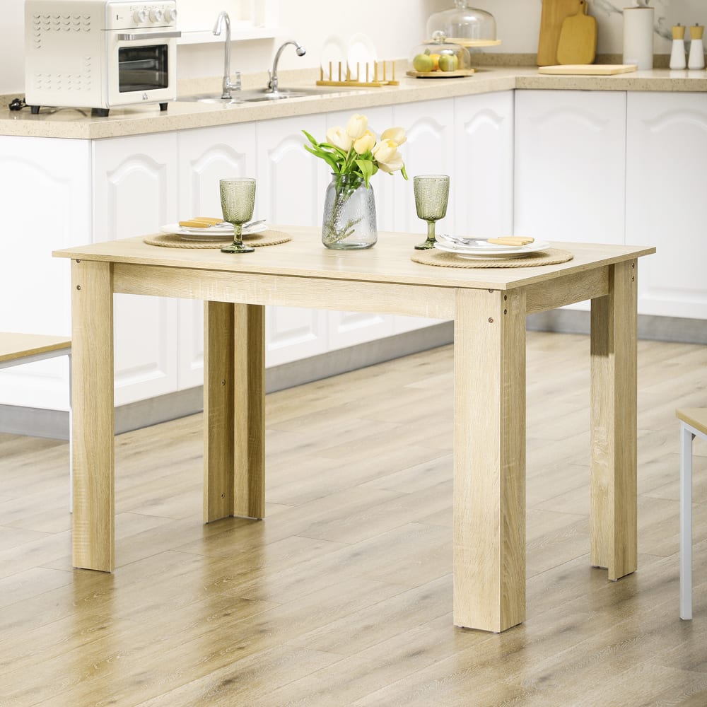 Mesa de comedor 120x69x75 cm roble - Maisons du Monde