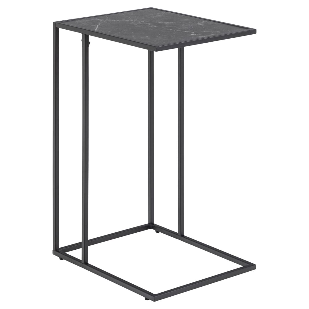 Table d'appoint rectangulaire effet marbre design contemporain félice Table d'appoint rectangulaire effet marbre design contemporain félice