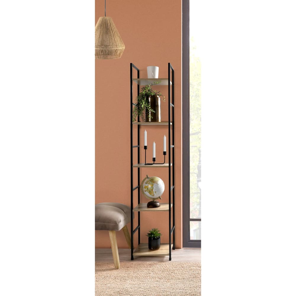 Etagère carrée 5 niveaux design industriel colorado beige - Maisons du Monde