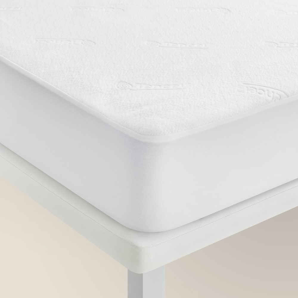 Proteggi-materasso premium in Tencel 160x200cm - Modello Classico chic - Bianco - PES - Poliestere
