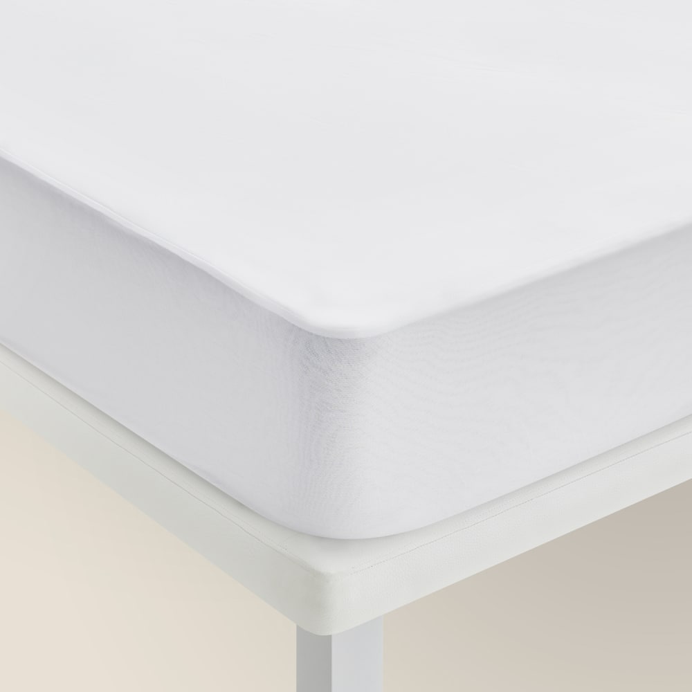 Proteggi-materassi maglia impermeabile 90x190/200cm - Modello Classico chic - Bianco - Öko-Tex Zertifikat - PES - Poliestere