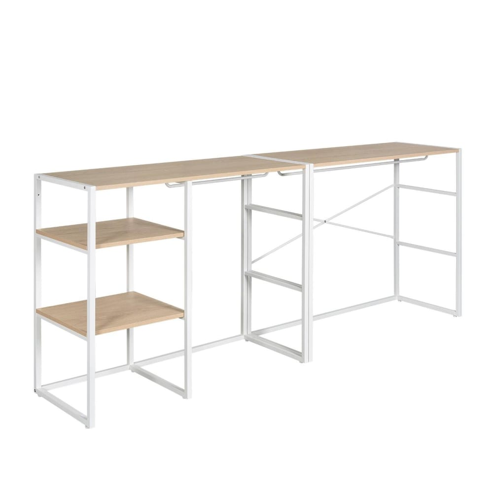 Lot de 2 portants vêtements sous combles modulables 200x85cm Lot de 2 portants vêtements sous combles modulables 200x85cm