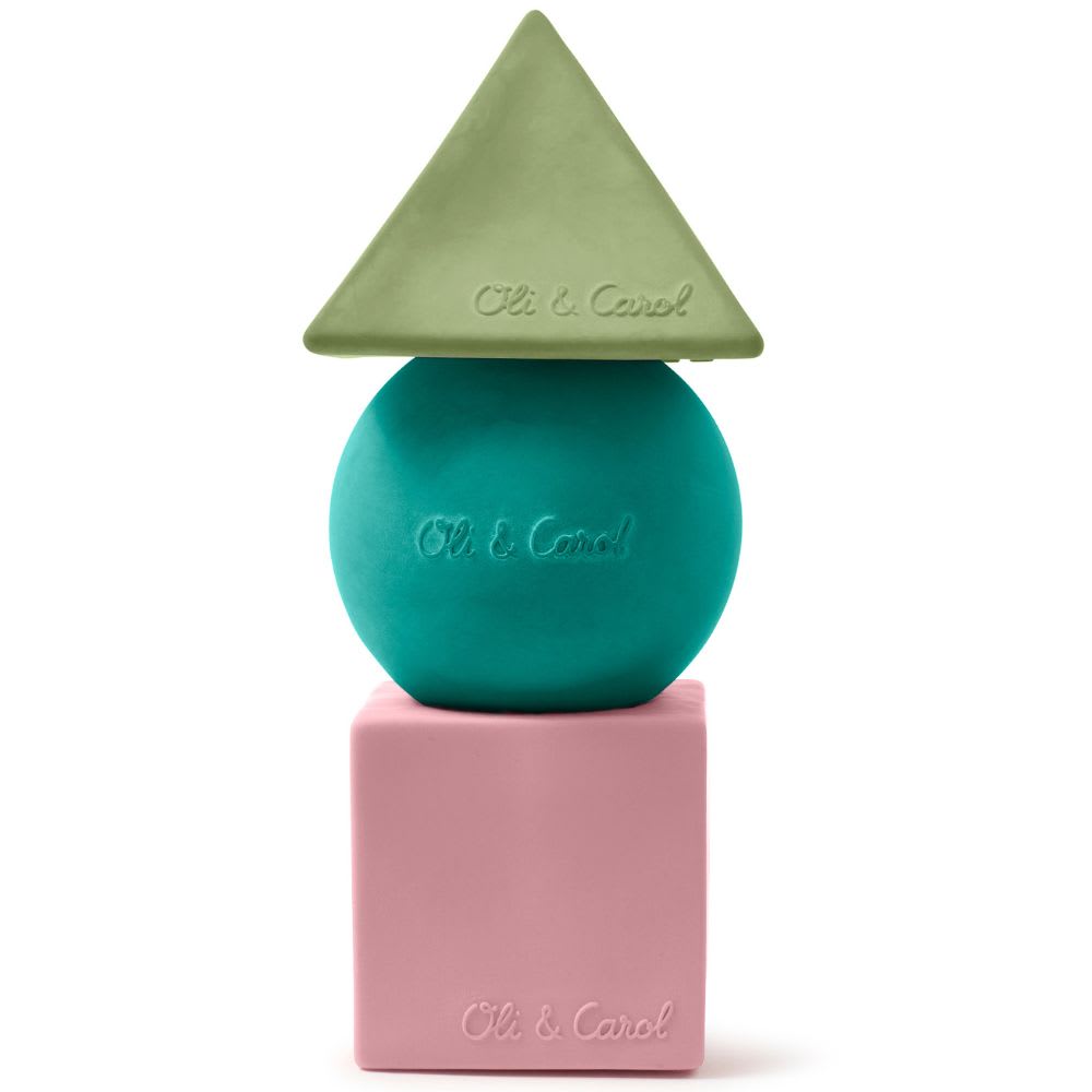 Oli&Carol Jouet de dentition Multicolore Caoutchouc - 5x14x5cm