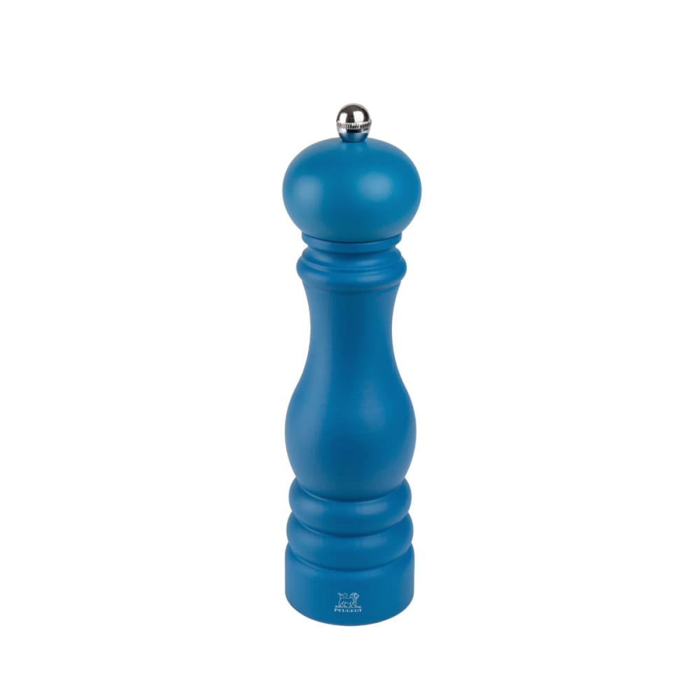 Paris moulin à poivre manuel en bois couleur bleu pétrole 22 cm