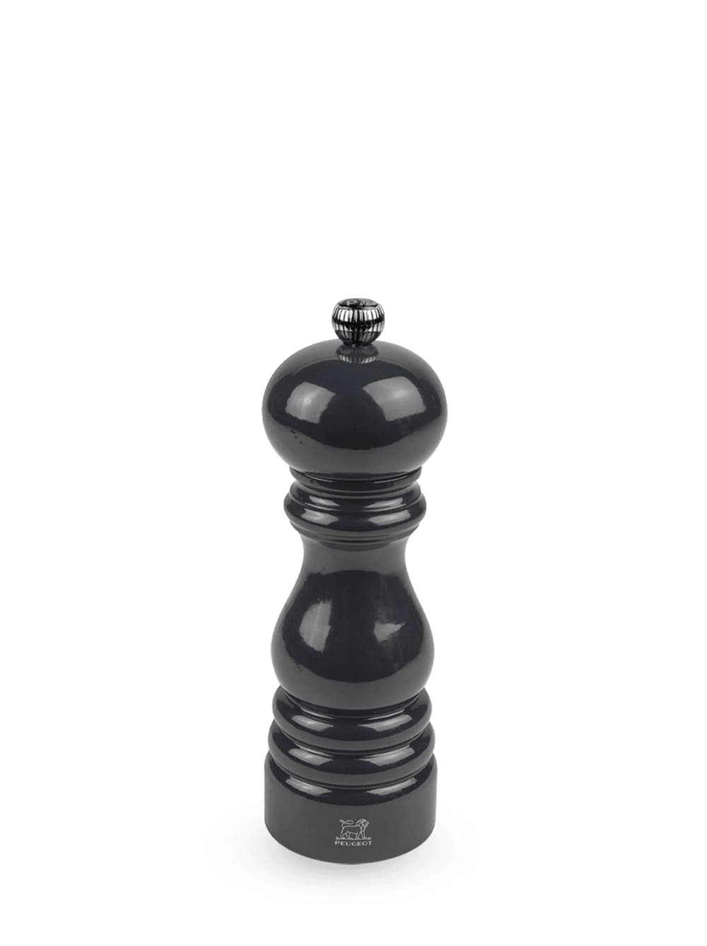 Paris moulin à poivre manuel en bois laqué, ardoise, 18 cm - 7in.