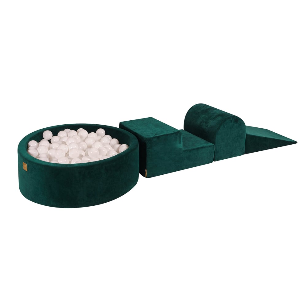 Blocchi Schiuma per Bambini con Piscina di Palline - Multicolore - PVC - Cloruro di polivinile