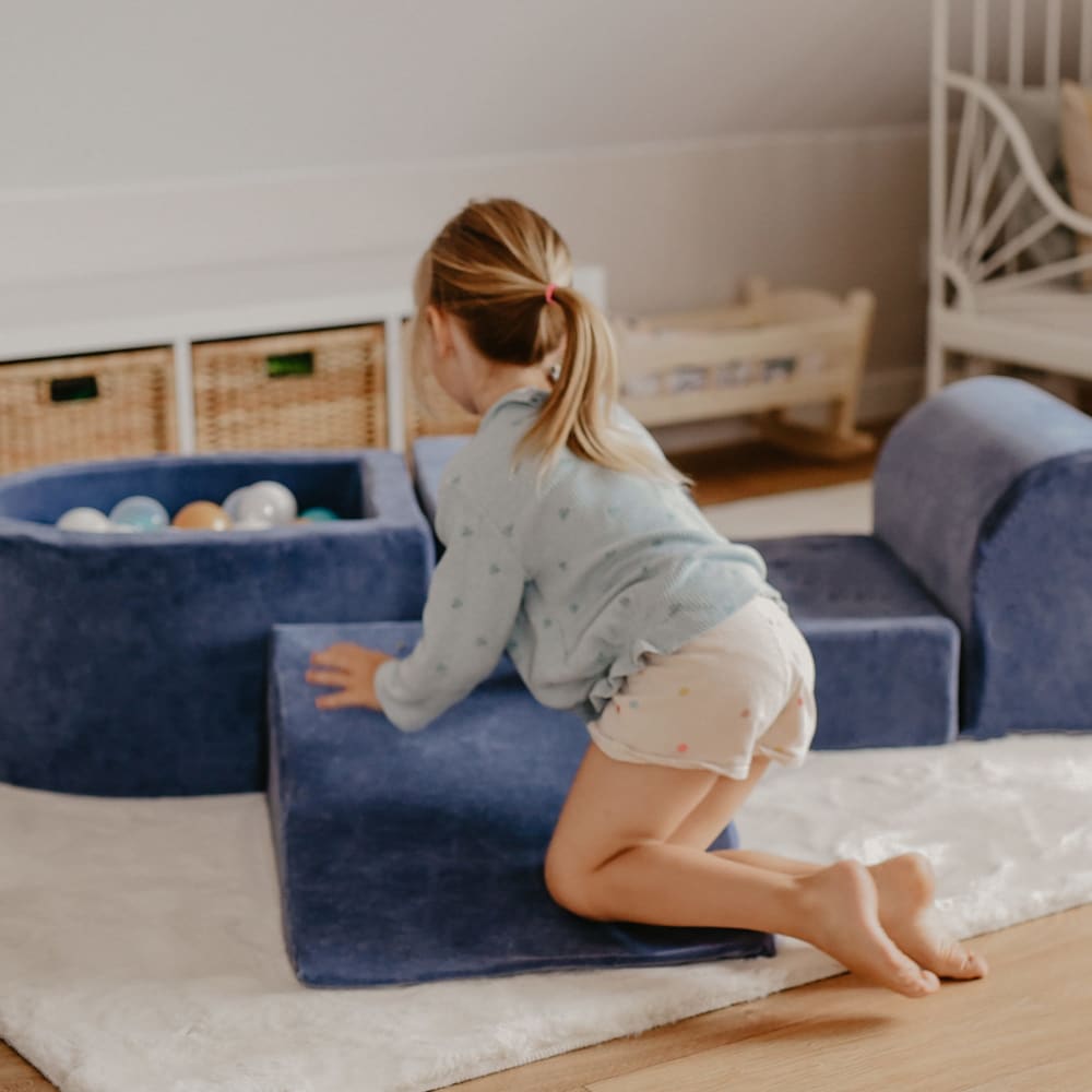 Parcours Motricité Bébé avec Piscine à Balles pour Enfant (MeowBaby) - Image 1