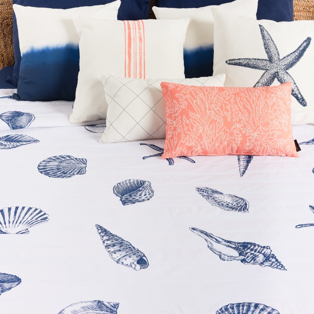 Colcha boutí acolchada 100 gr azul 190x270 cm - Maisons du Monde