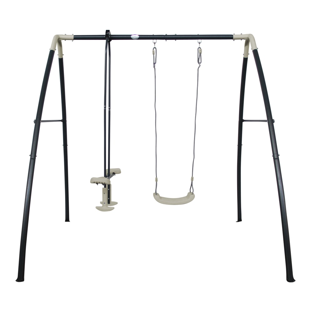 Schaukel set aus Metall in anthrazit & creme - Maisons Du Monde