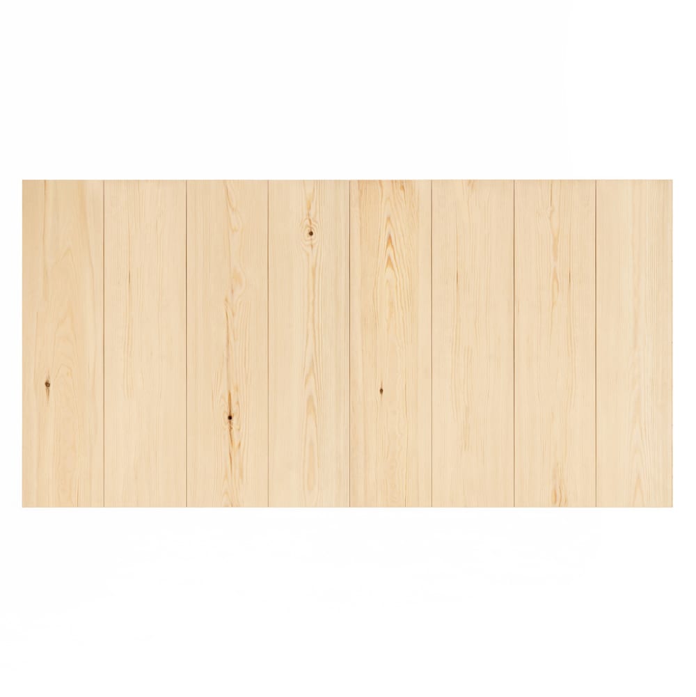 Cabecero de madera maciza en tono natural de 200x80cm