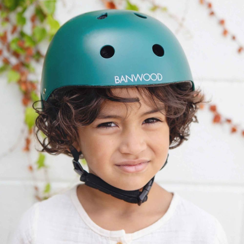 Casque vélo enfant vert foncé (Banwood) - Image 2