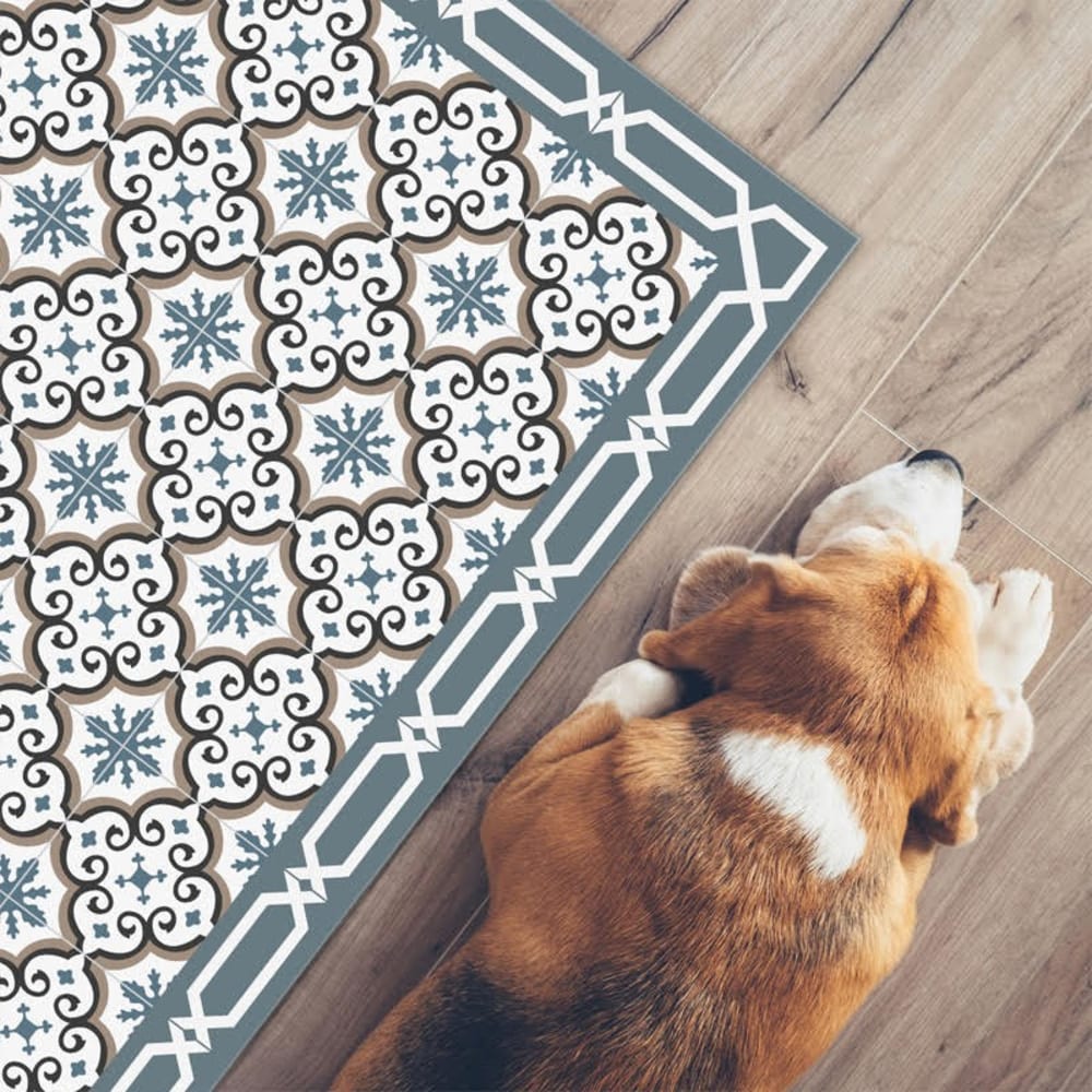 Tapis antidérapant - vinyle - int./ext. - Multicolore - 50x120cm