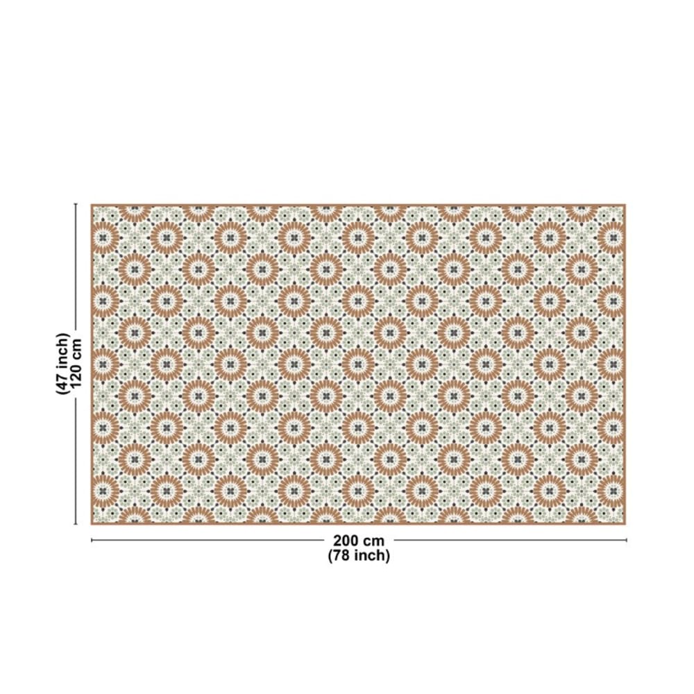 Tapis antidérapant - vinyle - int./ext. - multicolore - 120x200cm — vue 3
