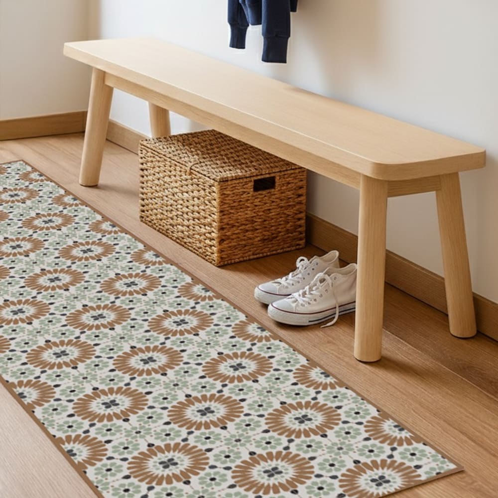 Tapis antidérapant - vinyle - int./ext. - Multicolore - 50x200cm