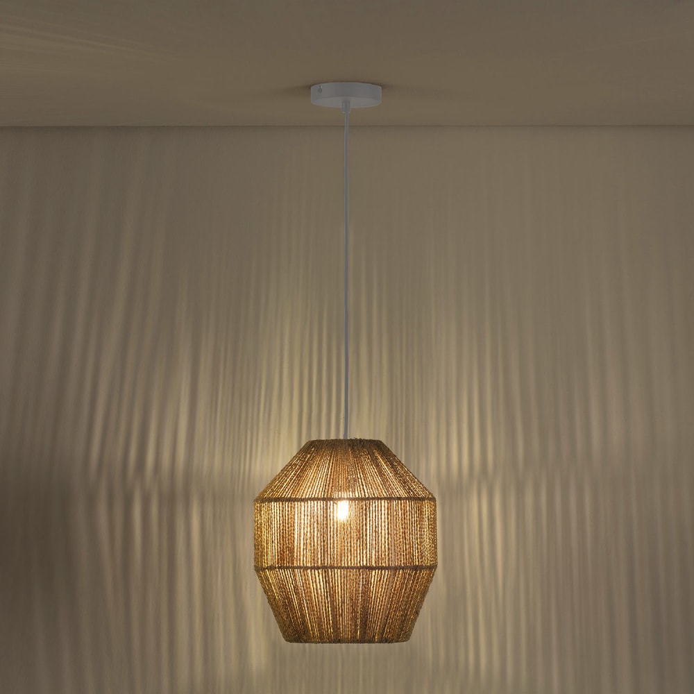 Suspension en corde tressée, diamètre 30 cm — vue 4