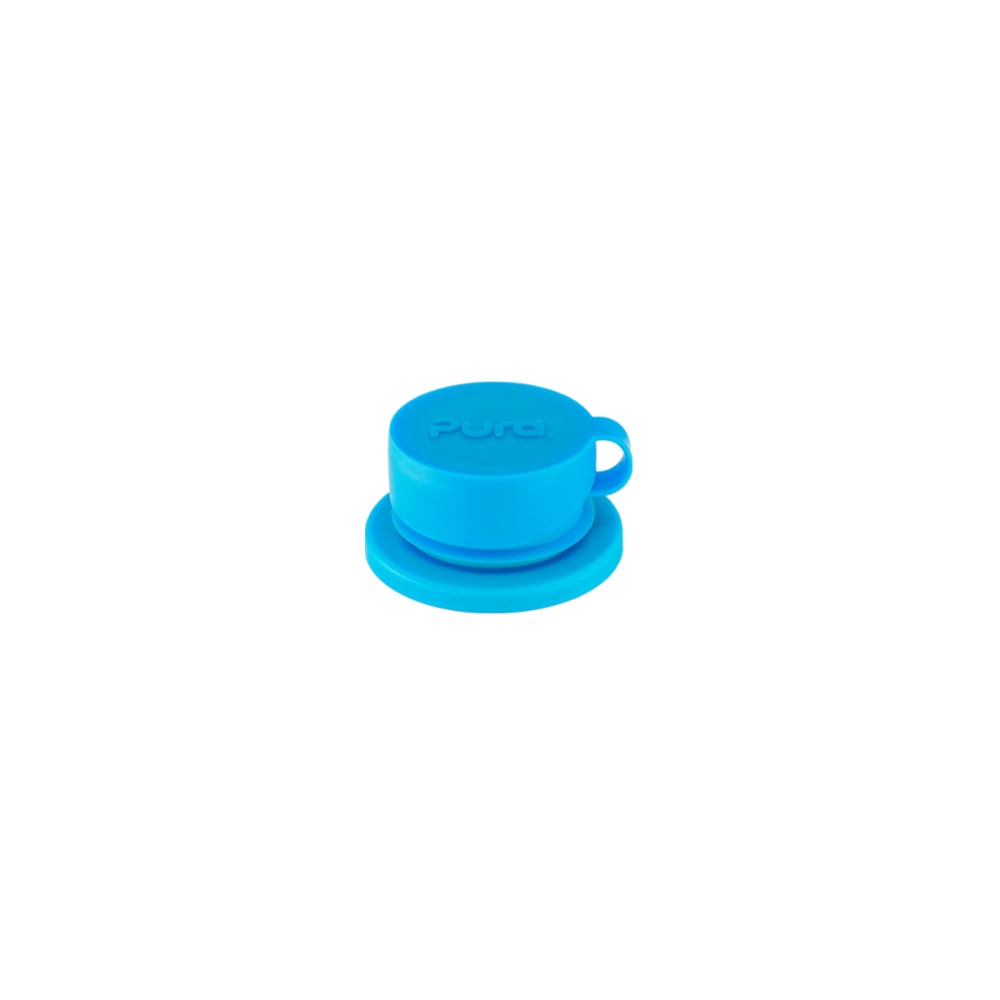 Pura - Bouchon Sport en silicone pour gourde Bleu