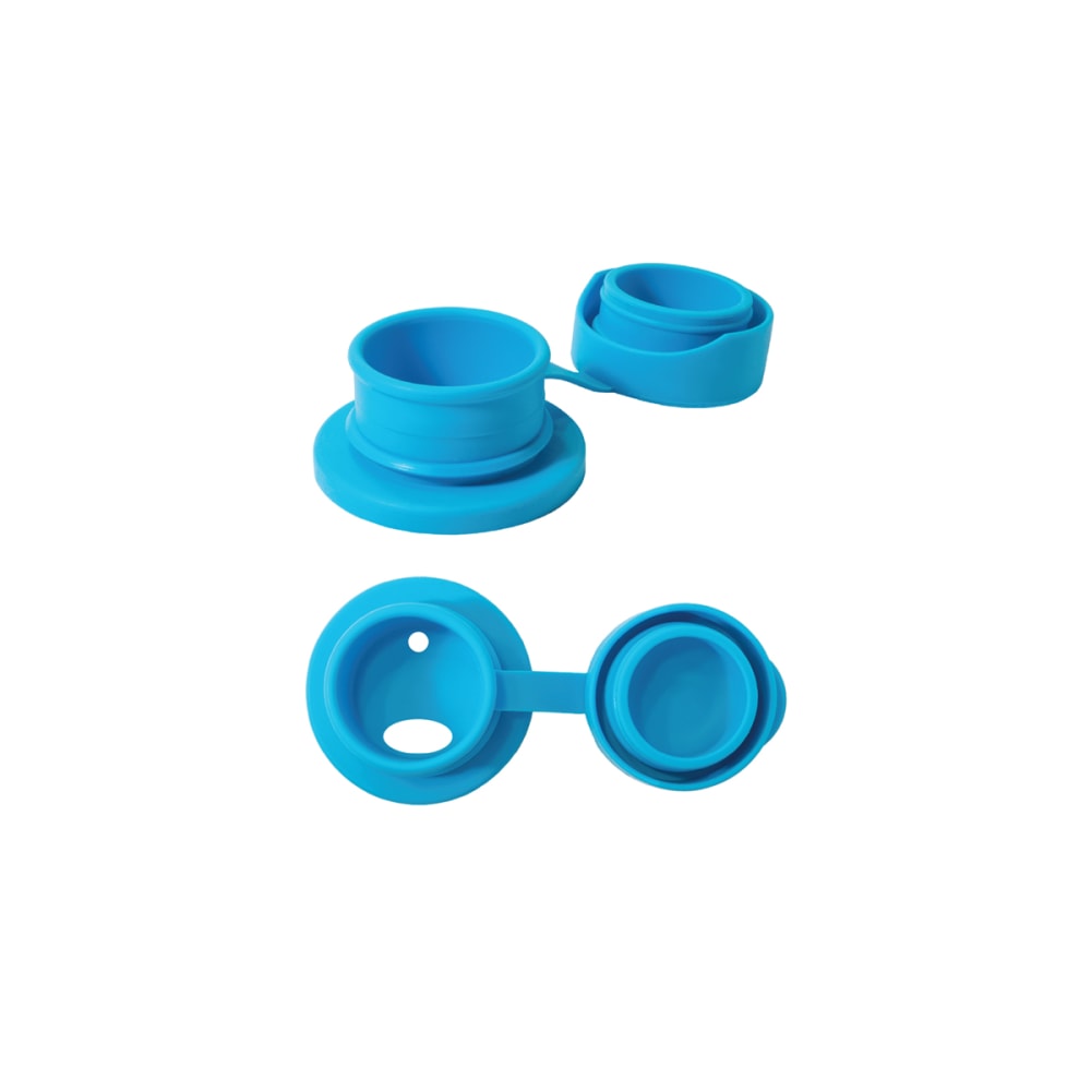 Bouchon Sport en silicone pour gourde Bleu (Pura) - Image 2