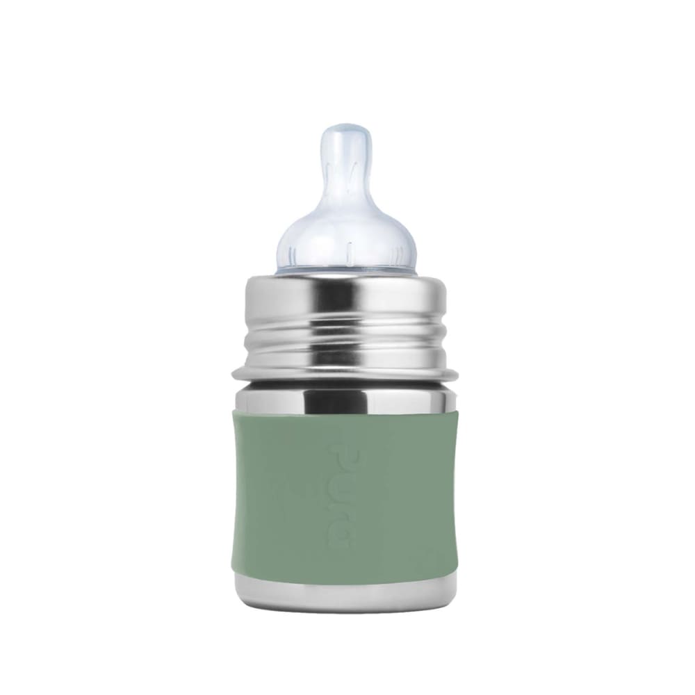 Pura - Biberon en inox évolutif 150ml Vert