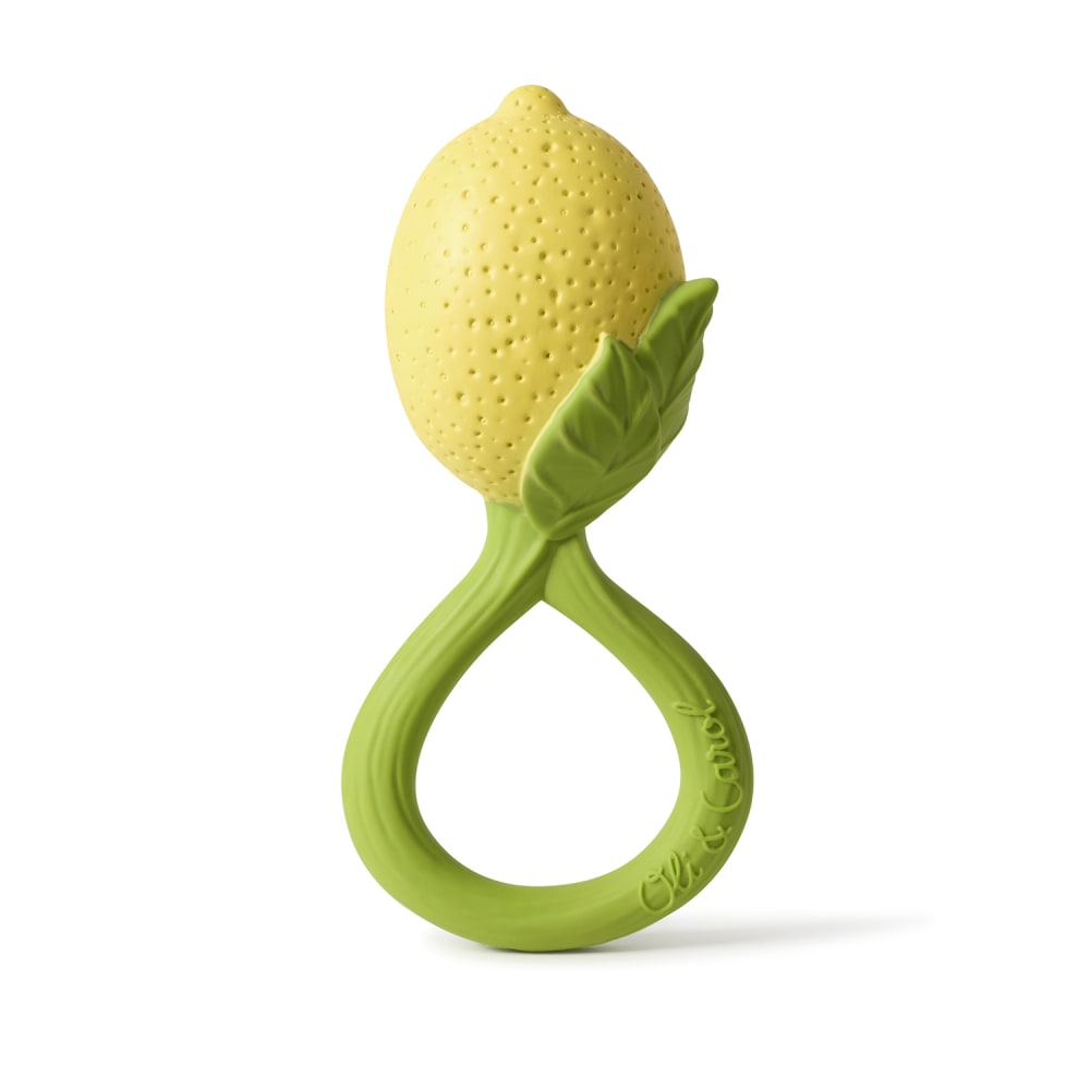 Oli&Carol Hochet Citron Multicolore Latex Naturel - 12x20x5cm