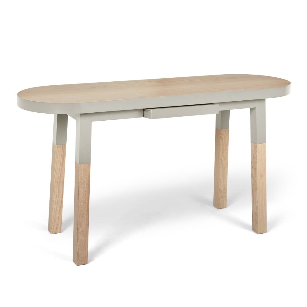 Bureau Console 140 cm, 100% frêne massif