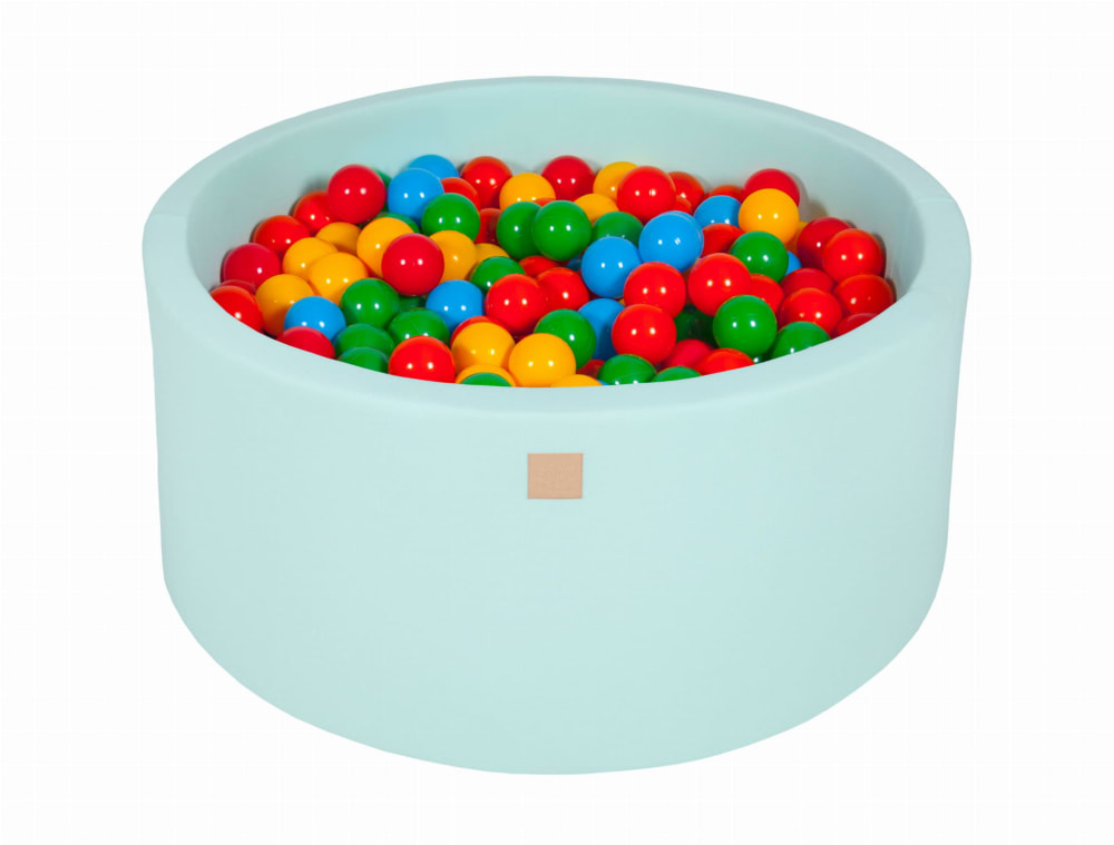 MeowBaby Bällebad Baby - inkl. 300 Bälle MEHRFARBIG PVC - POLYVINLYCHLORID Kinder