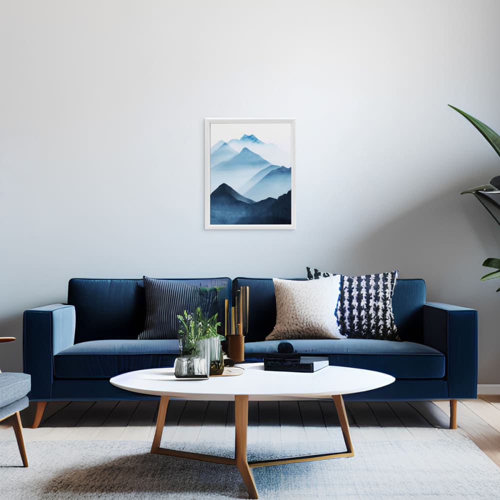 Cadre photo exposition blanc 30x40 cm bois massif fsc — vue 3