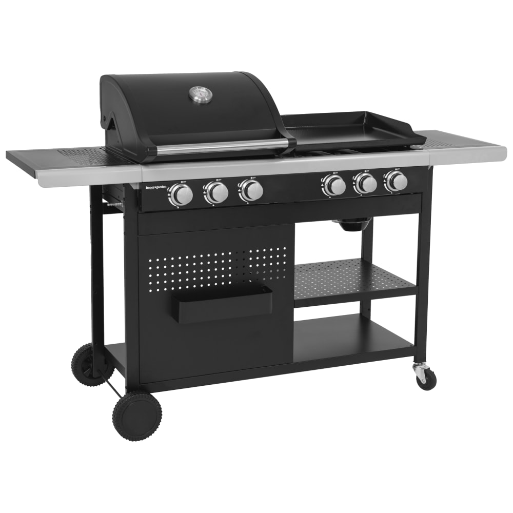 Duo-Gasgrill VESUVIO - 3 Brenner + Plancha mit 3 Brennern -