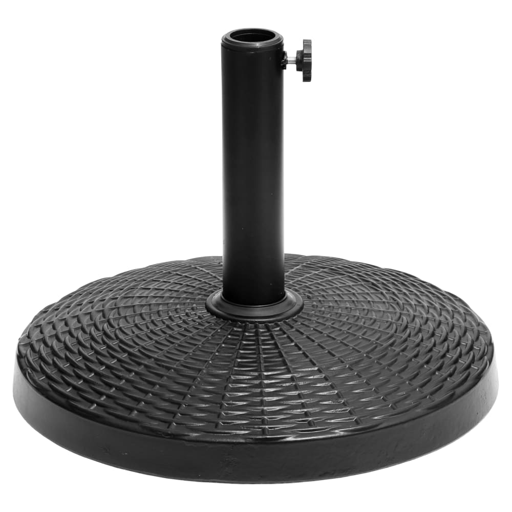 Supporto per ombrellone diritto - Nero - PVC - Cloruro di polivinile