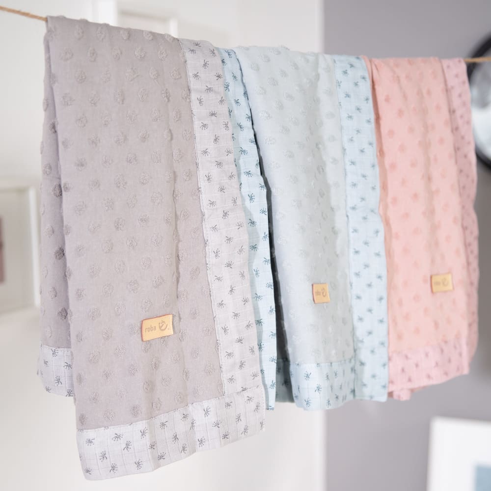 Babydecke aus Bio-Baumwolle, 80 x 80 cm, Grau - Maisons Du Monde