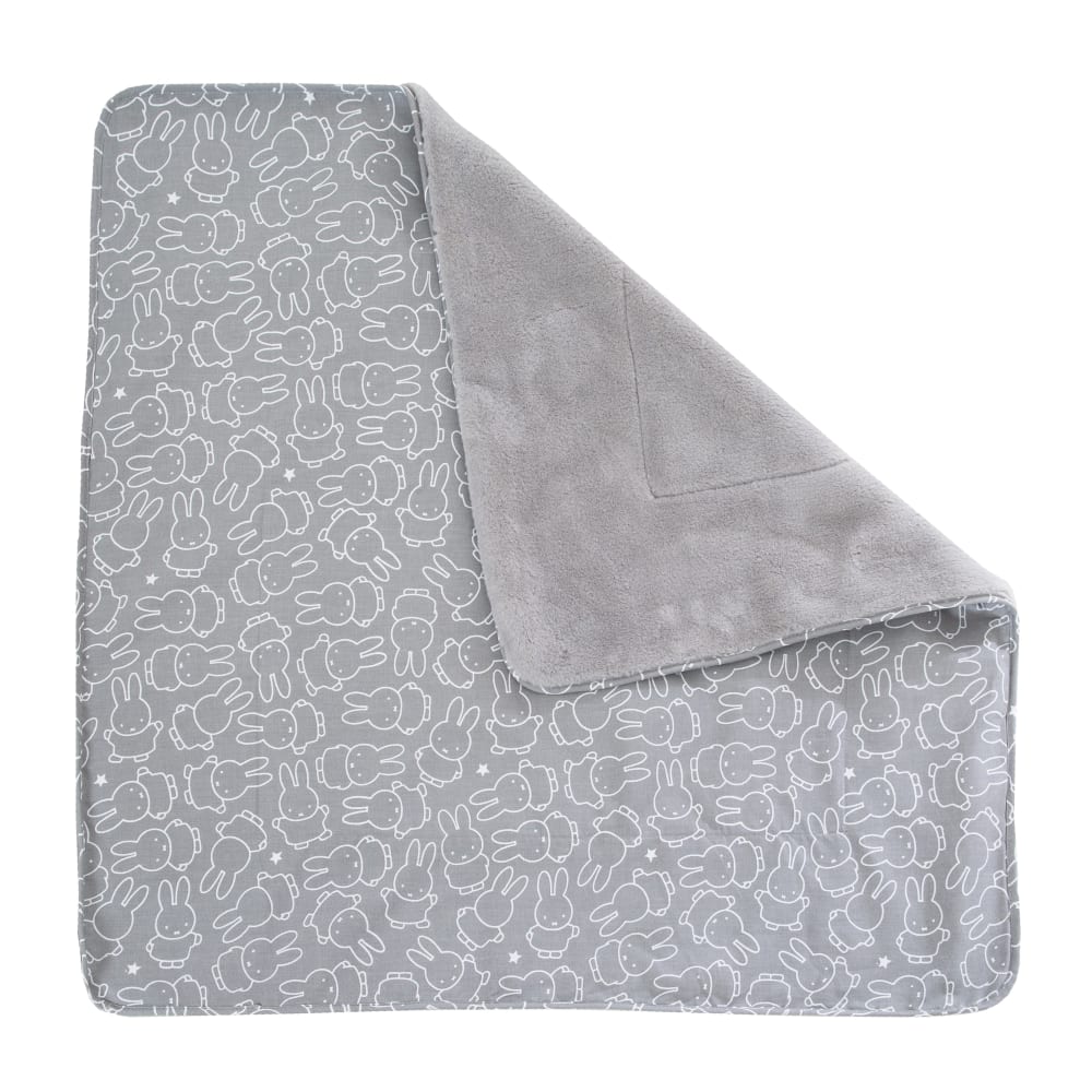 roba Babydecke aus Baumwolle, 80x80xcm, Grau GRAU BAUMWOLLE Baby