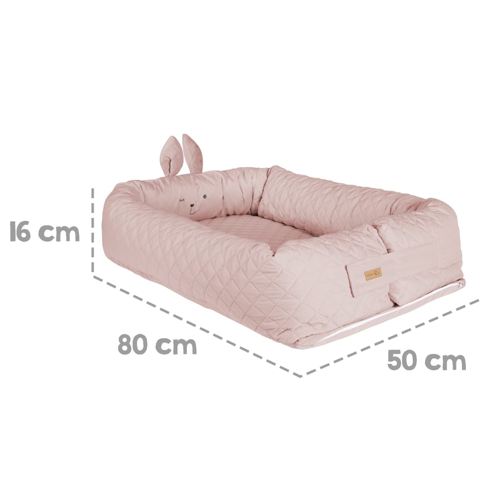 Babylounge 3in1 mit Häschengesicht, Rosa - Maisons Du Monde