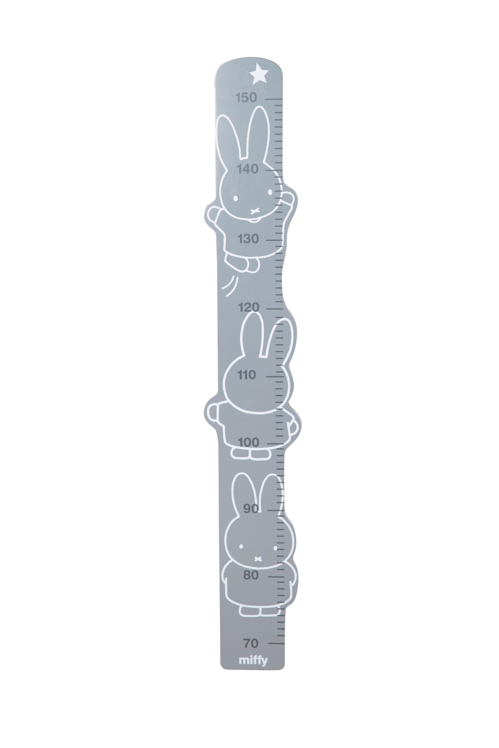 roba Bunte Messlatte mit Motiv 70 - 150 cm - Grau / Weiß style modern GRAU SPANPLATTE Kinder