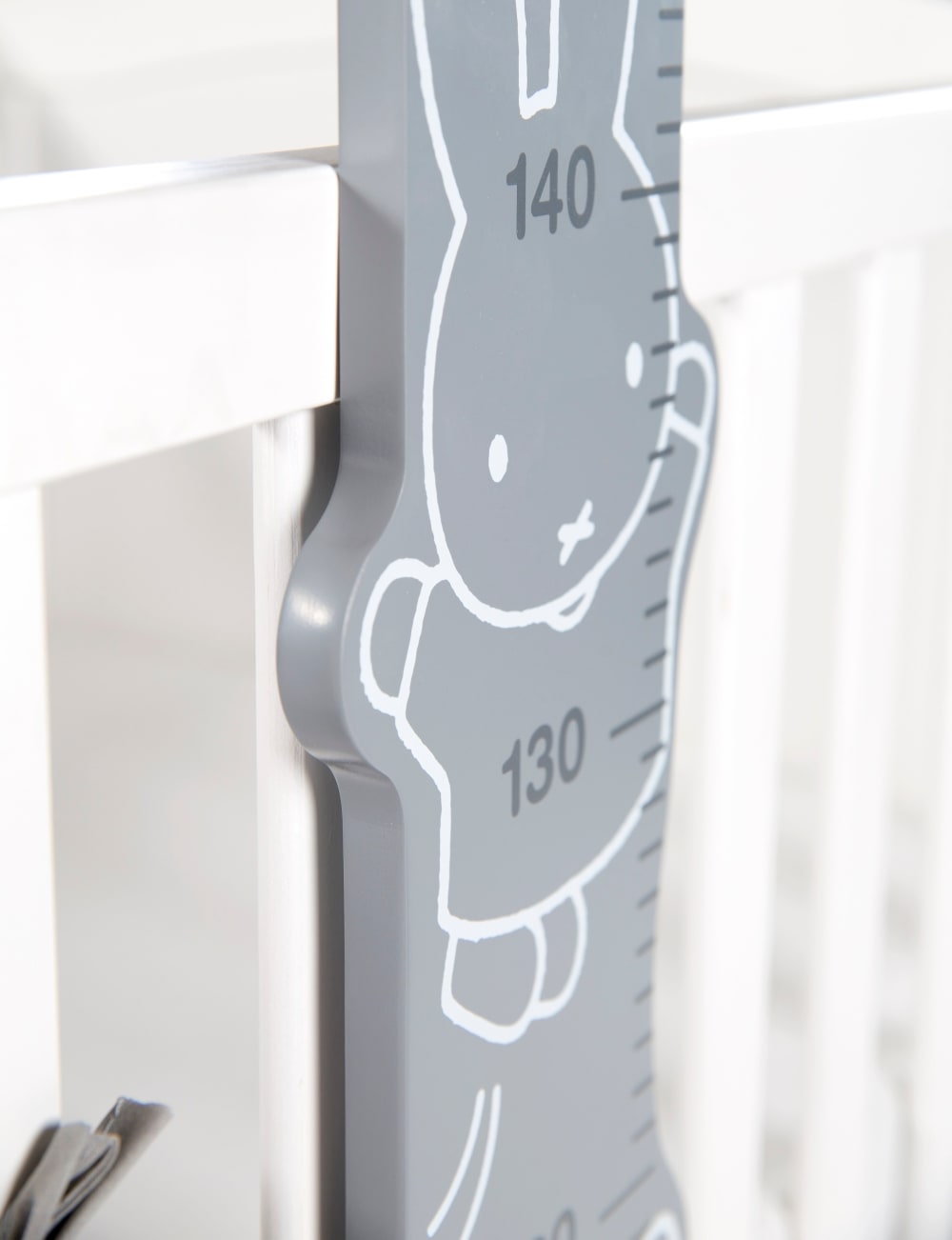 Bunte Messlatte mit Motiv 70 - 150 cm - Grau / Weiß - Maisons Du