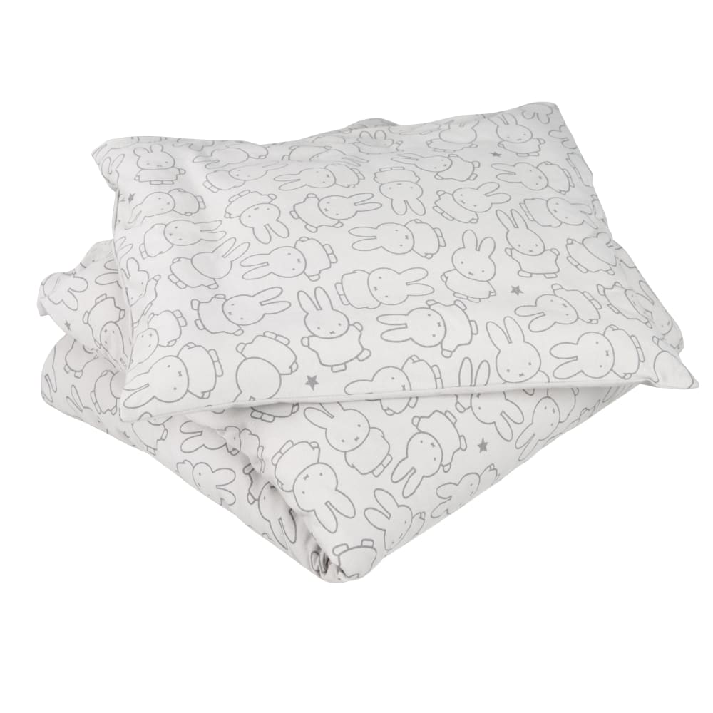Babybettwäsche, 80x80cm/35x40cm, Grau - Maisons Du Monde
