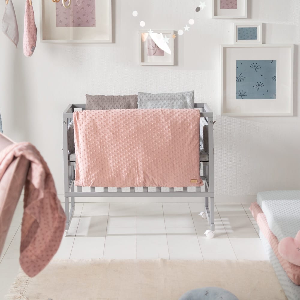 Babybettwäsche 80 x 80 cm / 35 x 40 cm - Rosa - Maisons Du Monde