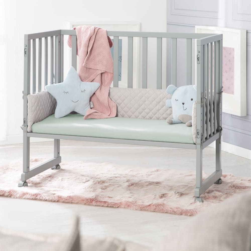 Spannbettlaken 40 x 90 - 45 x 90 cm für Babys aus Bio-Jersey -