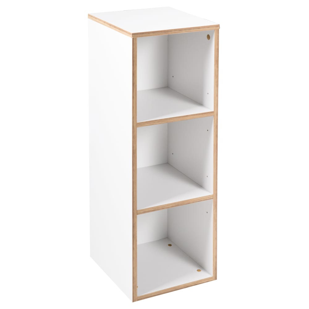 roba Seitenregal mit 3 offenen Fächern, Weiß/holz style modern WEISS SPANPLATTE Kinder