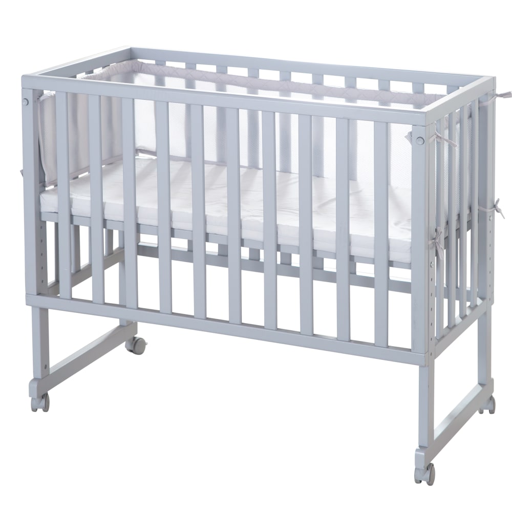 roba Stuben-& Beistellbett, 90x45cm, inkl. Matratze & Nestchen - Taupe style modern TAUPE SPANPLATTE Baby
