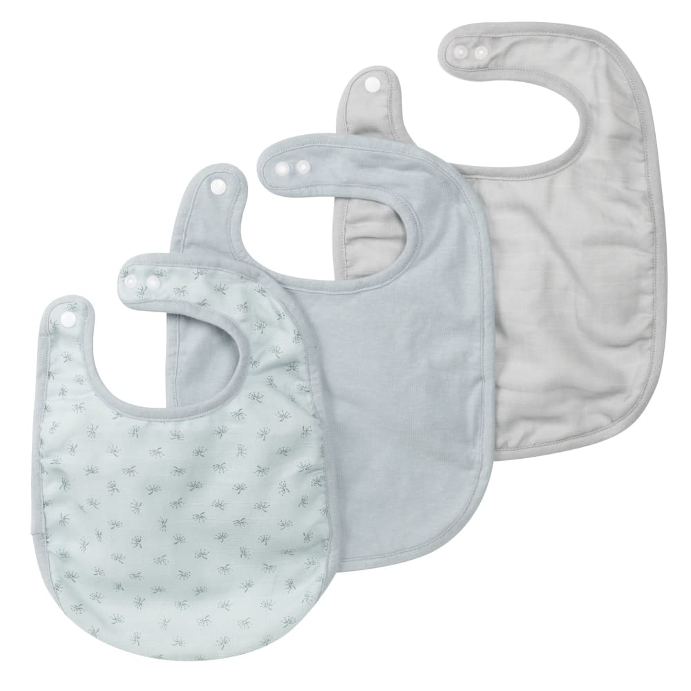 roba Lätzchen 3er Set aus Bio-Baumwolle 23 x 30 cm - Blau BLAU Öko-Tex Zertifikat BAUMWOLLE Baby