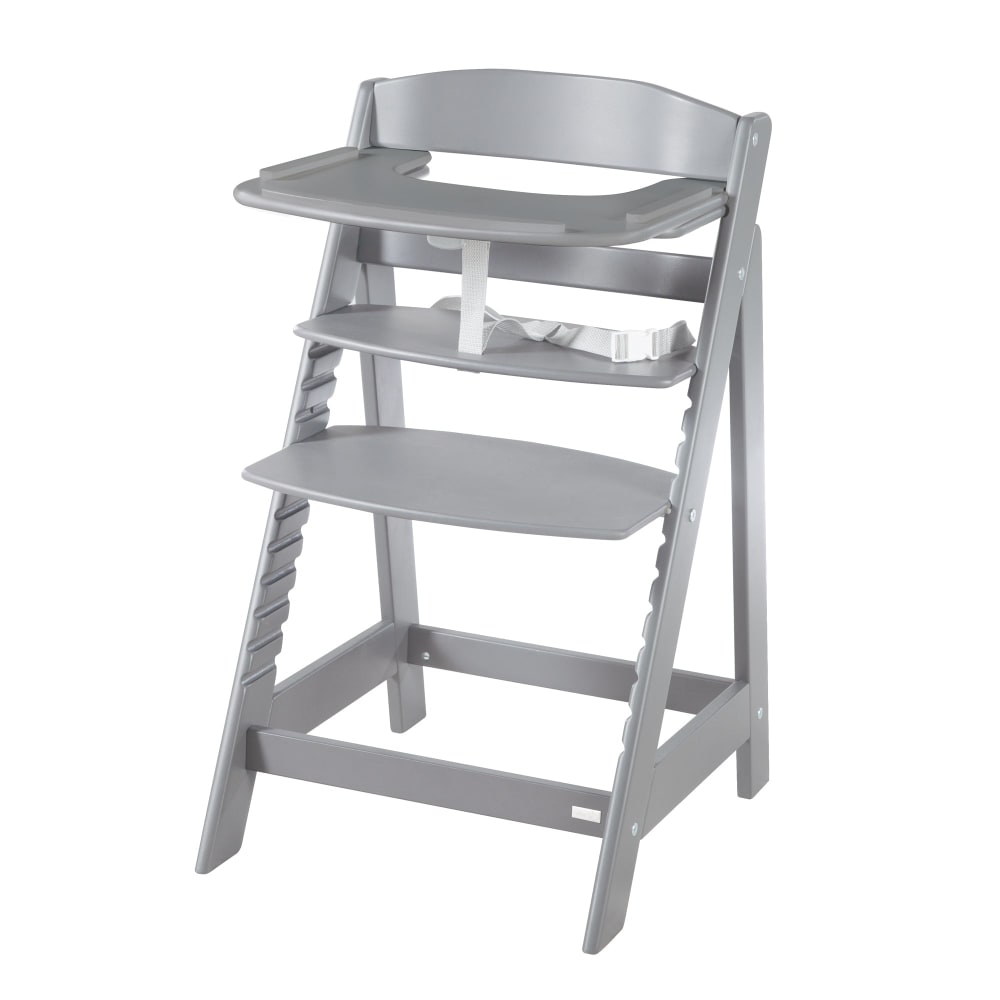 Plateau pour chaise haute bébé en bois gris taupe - Maisons du Monde