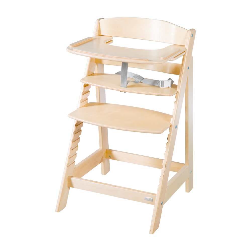 Plateau pour chaise haute bébé en bois naturel (Roba) - Image 1