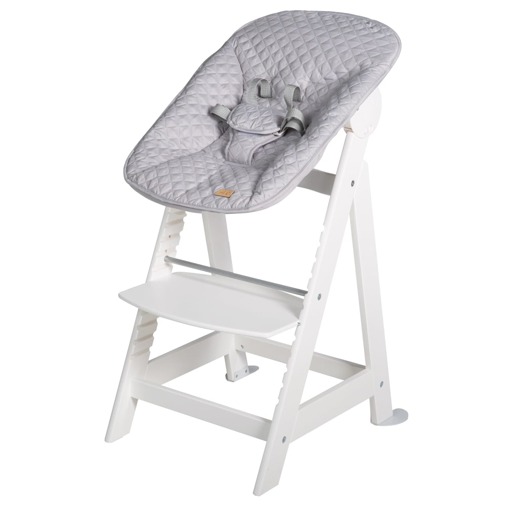 roba Kinderhochstuhl weiß mit Babyaufsatz style modern Spanplatte Baby