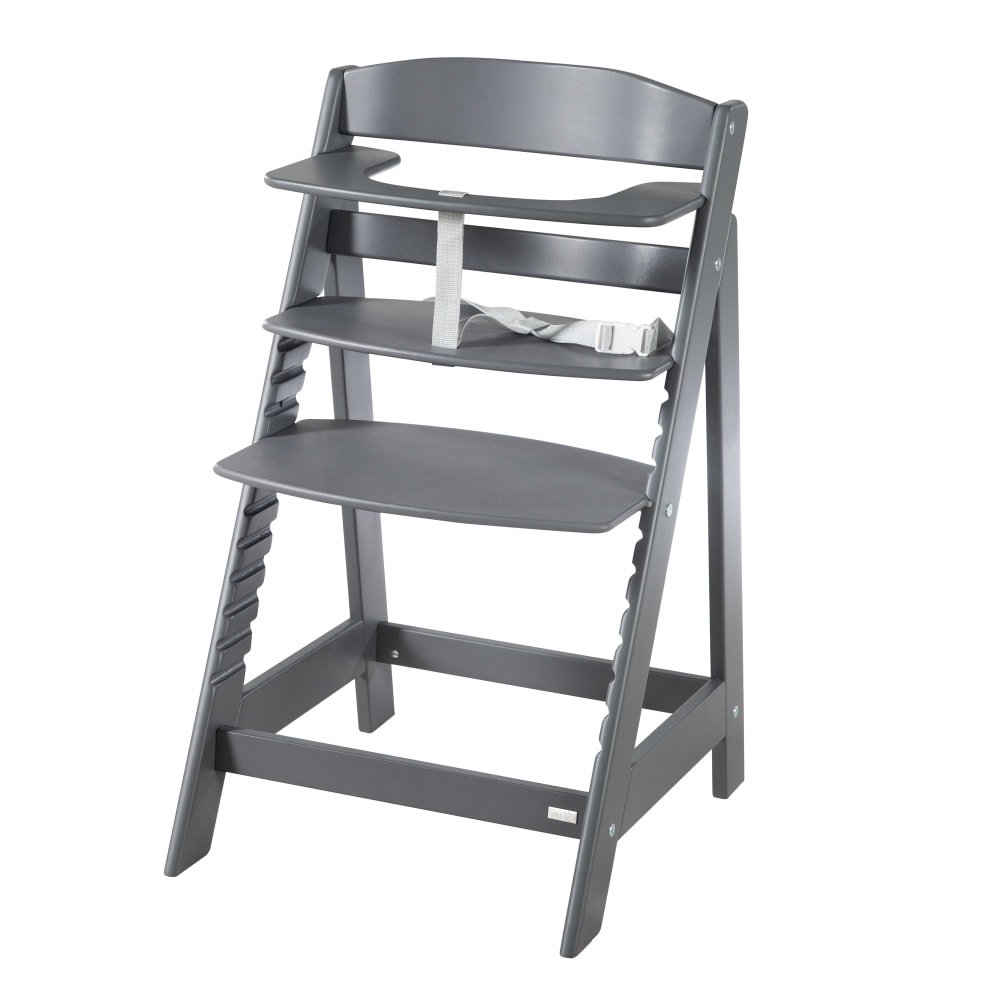roba Mitwachsender Hochstuhl, Anthrazit style modern SCHWARZ SPANPLATTE Baby