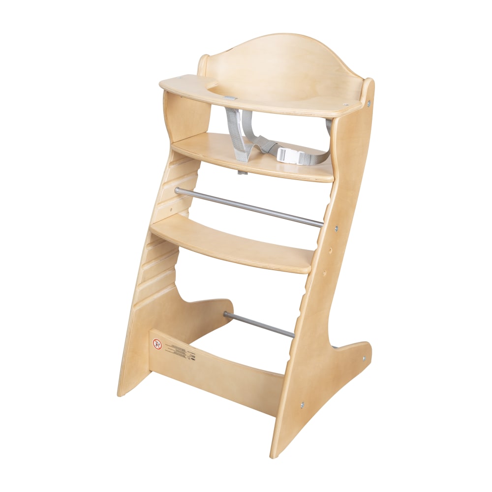 roba Mitwachsender Hochstuhl, Natur style modern BRAUN HOLZ Baby