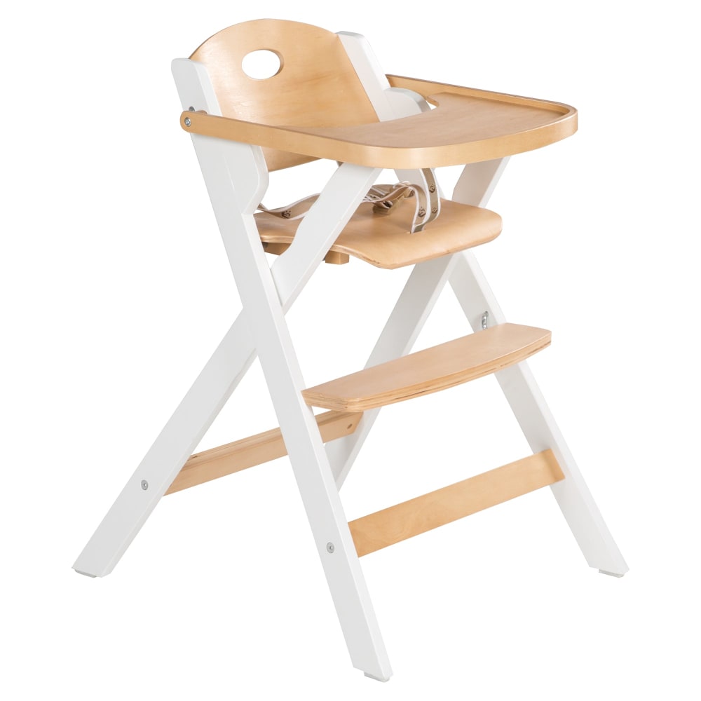 roba Klappbarer Hochstuhl, Natur/Weiß style modern MEHRFARBIG SPANPLATTE Baby