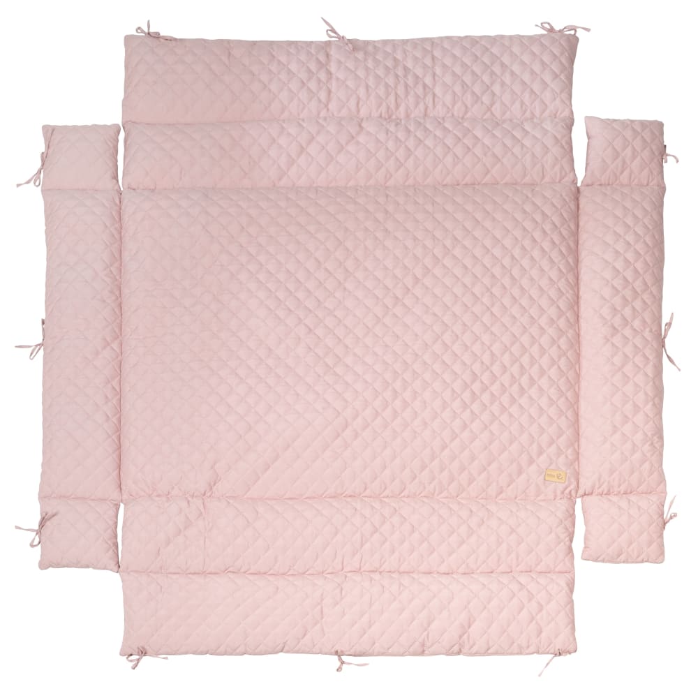 Tapis de parc hydrofuge 75x100 à 100x100 en polyester rose