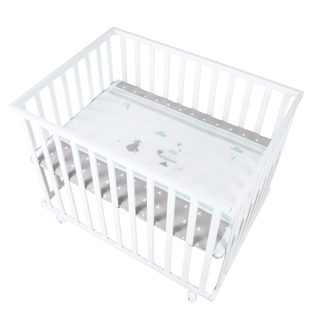 roba Laufgitter 100x75 style modern WEISS SPANPLATTE Baby